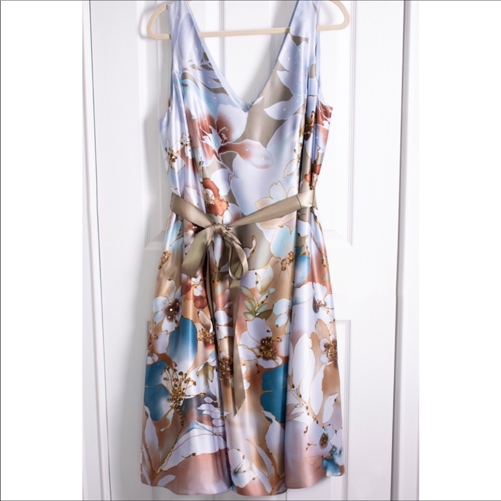 Beautiful silk dress.